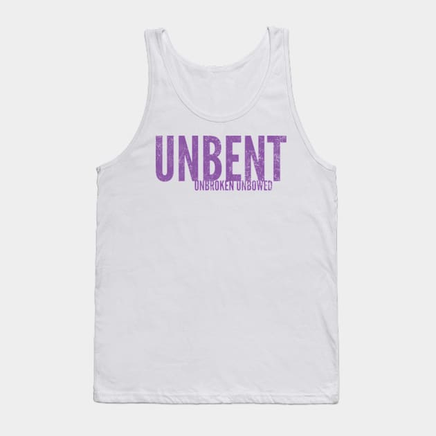 Unbent Unbroken Unbowed Tank Top by Worldengine